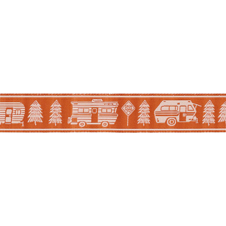 Open Road in Rust - 7/8" width - The Great Outdoors by Stacy Iest Hsu - 15 Yard Spool