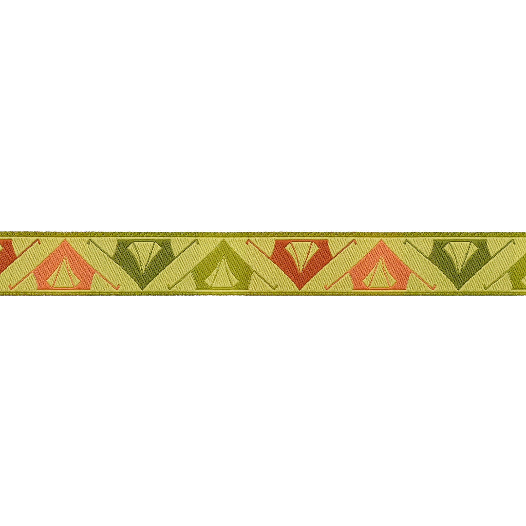 Tent Time in Fern - 5/8" width - The Great Outdoors by Stacy Iest Hsu - 15 Yard Spool