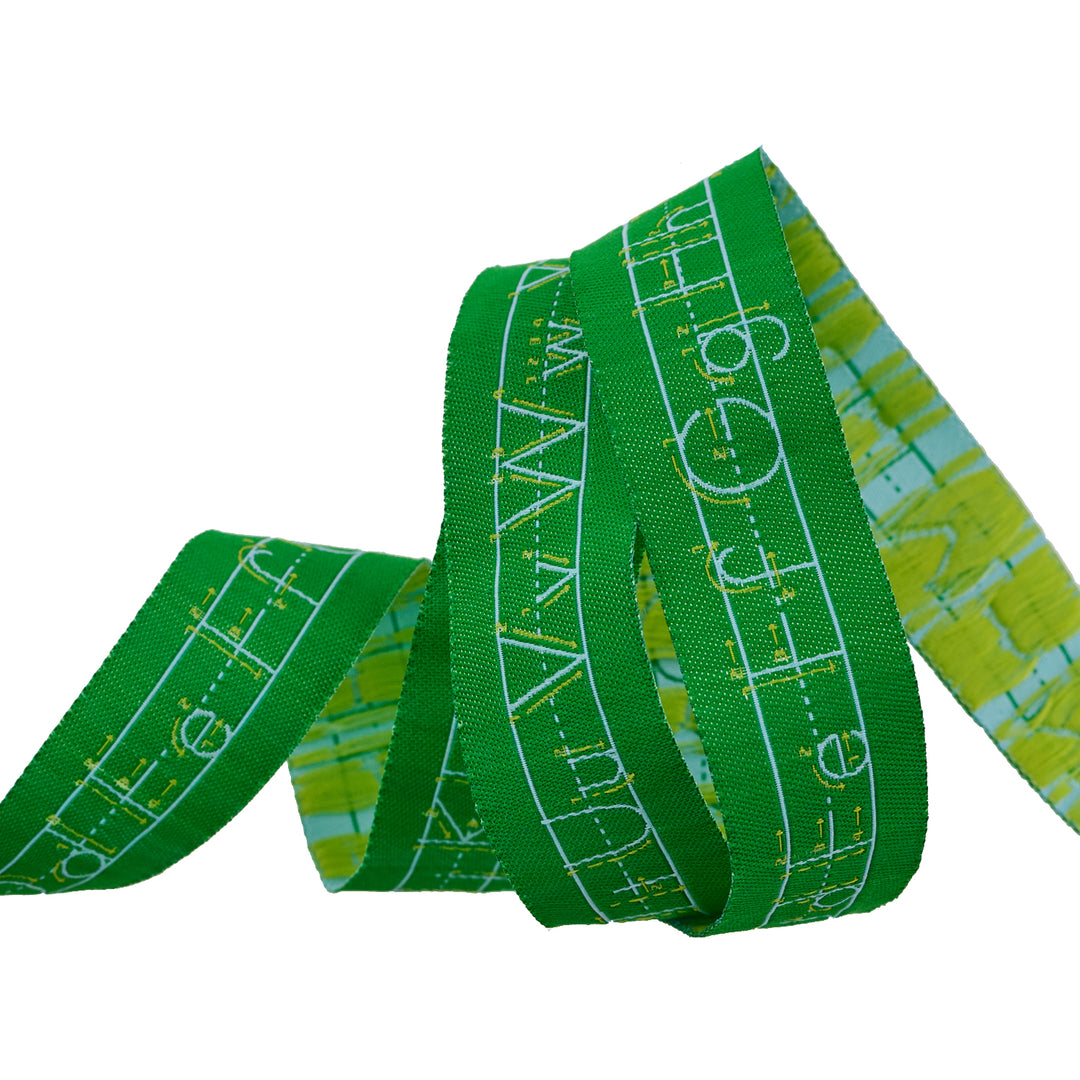 Standard Alphabet in Grass - 7/8" width - Back to School by Stacy Iest Hsu - 15 Yard Spool