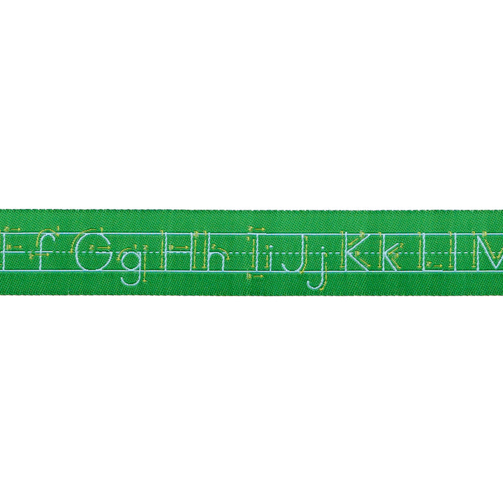 Standard Alphabet in Grass - 7/8" width - Back to School by Stacy Iest Hsu - 15 Yard Spool