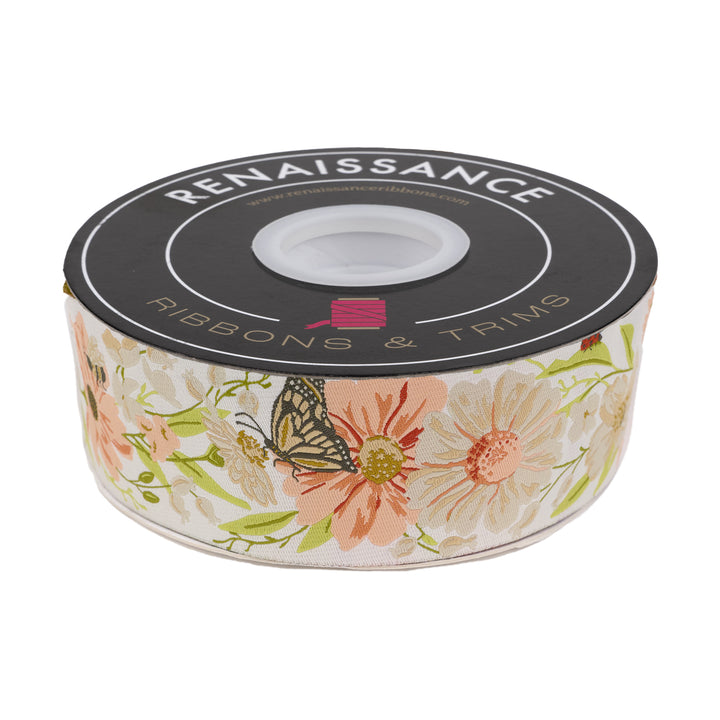 Farmstead - Farm and Garden in Porcelain - 2" width - by Stacy Iest Hsu - 15 Yard Spool