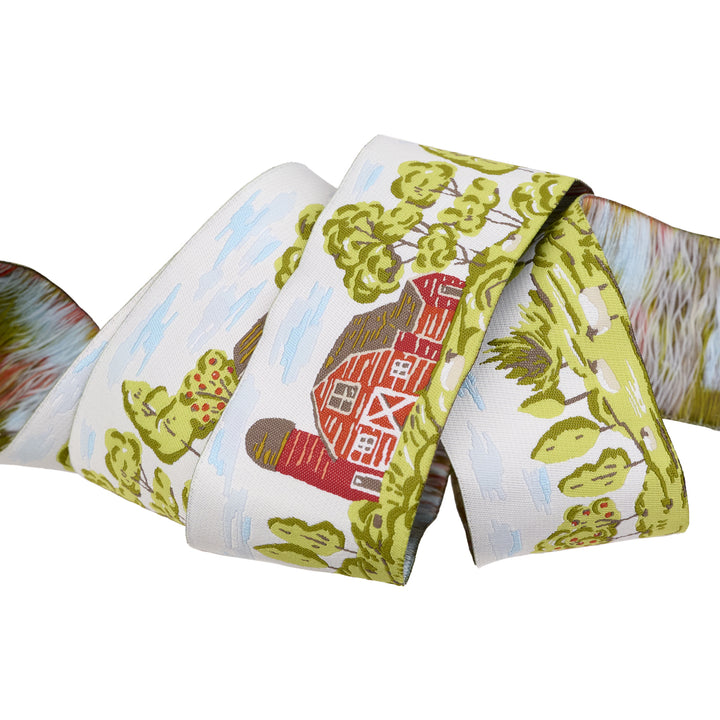 Farmstead - Farmstead in Porcelain - 2" width - by Stacy Iest Hsu - 15 Yard Spool