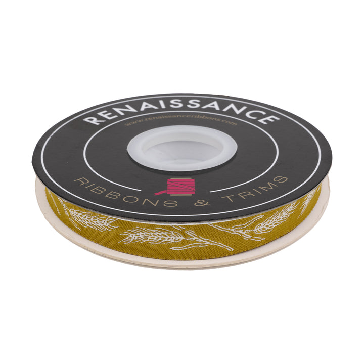 Farmstead - Fields of Gold in Honey - 5/8" width - by Stacy Iest Hsu - 15 Yard Spool