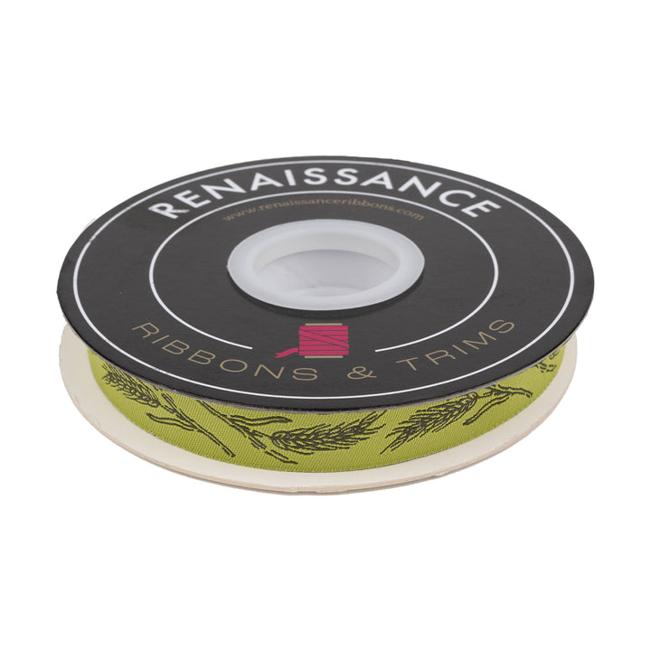 Farmstead - Fields of Gold in Meadow - 5/8" width - by Stacy Iest Hsu - 15 Yard Spool