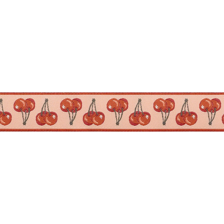 Farmstead - Cherries Jubilee in Light Coral - 7/8" width - by Stacy Iest Hsu - 15 Yard Spool
