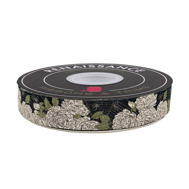 Home Sweet Haunt - Spooky Garden - 7/8" width - by Stacy Iest Hsu - 15 Yard Spool