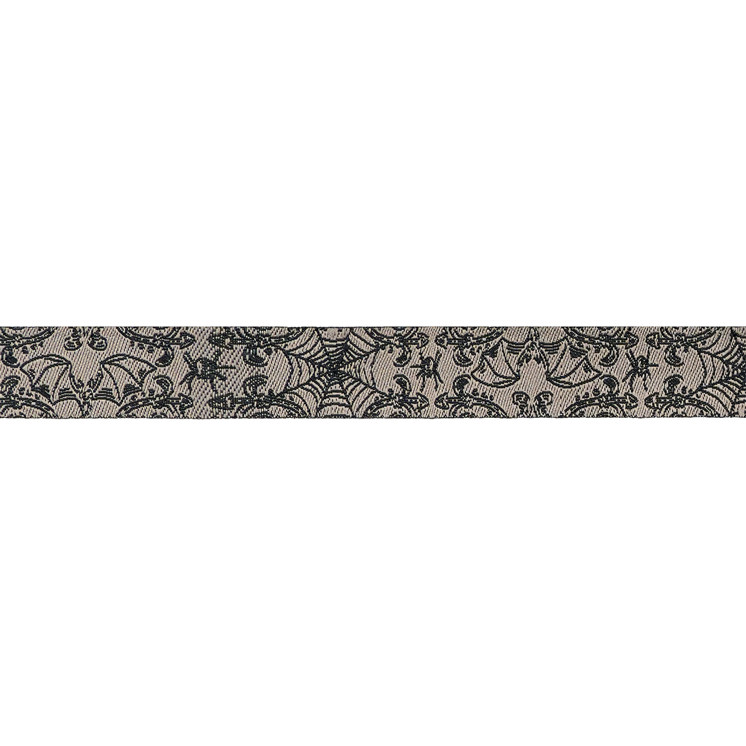 Home Sweet Haunt - Iron Web in Charcoal - 5/8" width - by Stacy Iest Hsu - 15 Yard Spool