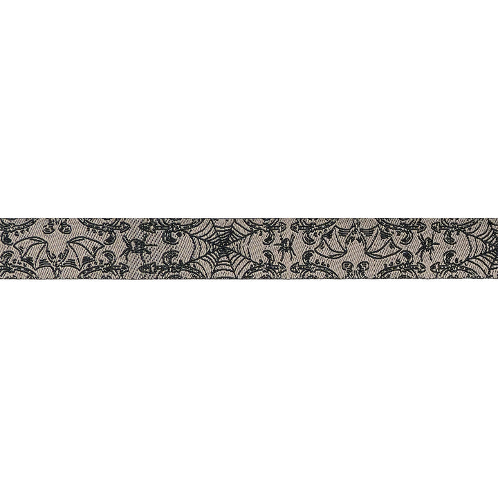 Home Sweet Haunt - Iron Web in Charcoal - 5/8" width - by Stacy Iest Hsu - 15 Yard Spool