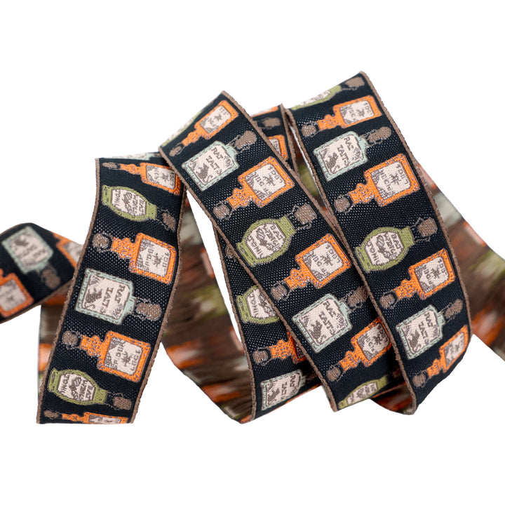 Home Sweet Haunt - Potions and Poisons - 7/8" width - by Stacy Iest Hsu - 15 Yard Spool