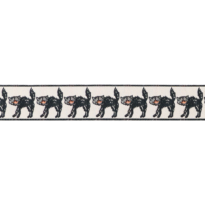 Home Sweet Haunt - Spooky Cat - 7/8" width - by Stacy Iest Hsu - 15 Yard Spool