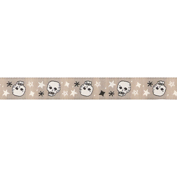 Home Sweet Haunt - Spooky Skulls - 5/8" width - by Stacy Iest Hsu - 15 Yard Spool