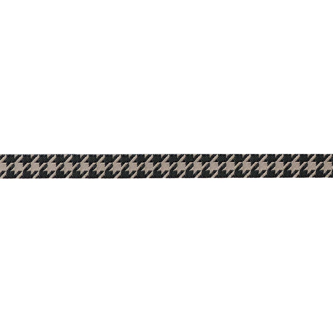 Home Sweet Haunt - Hounds Tooth in Charcoal - 3/8" width - by Stacy Iest Hsu - 15 Yard Spool
