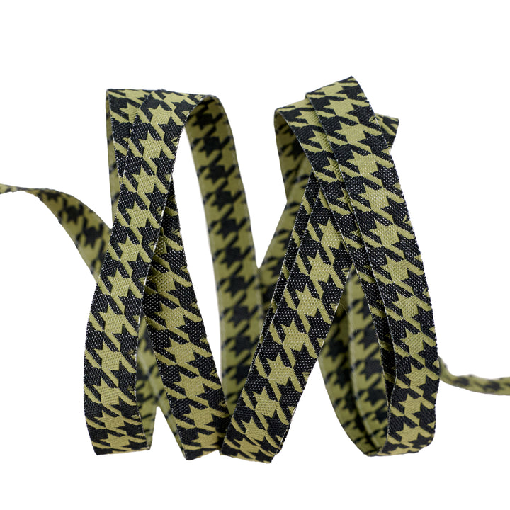 Home Sweet Haunt - Hounds Tooth in Fern - 3/8" width - by Stacy Iest Hsu - 15 Yard Spool