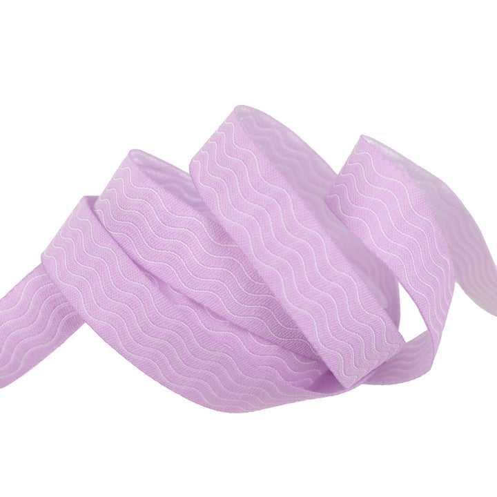Waves in Pink Sunrise - 5/8" width - La Dolce Vita by Stacy Peterson - 15 Yard Spool