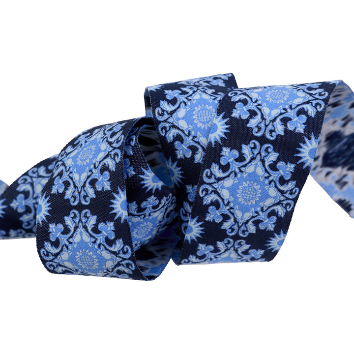 Portofino in Blue - 1-1/2" width - La Dolce Vita by Stacy Peterson - 15 Yard Spool