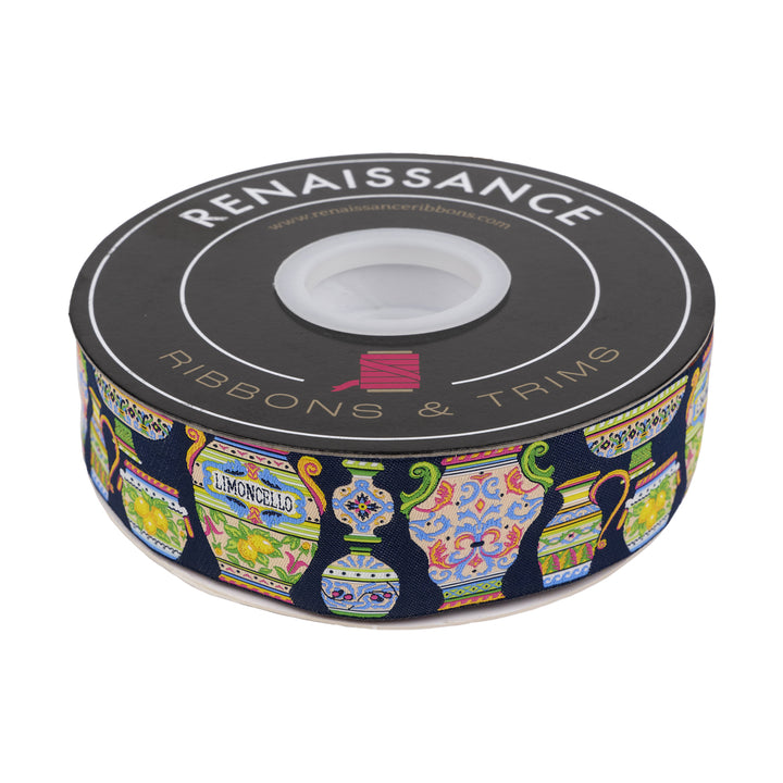 Majolica - 1-1/2" width - La Dolce Vita by Stacy Peterson - 15 Yard Spool