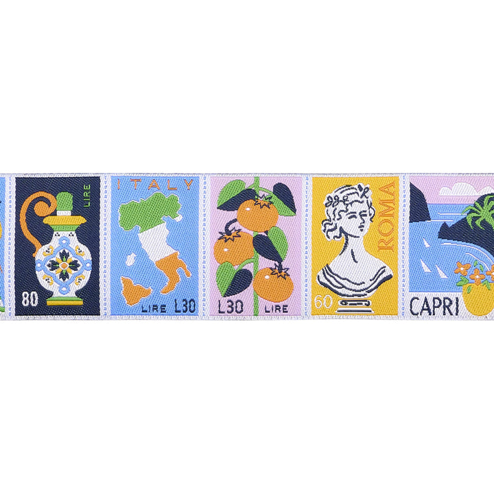 Stamps - 1-1/2" width - La Dolce Vita by Stacy Peterson - 15 Yard Spool