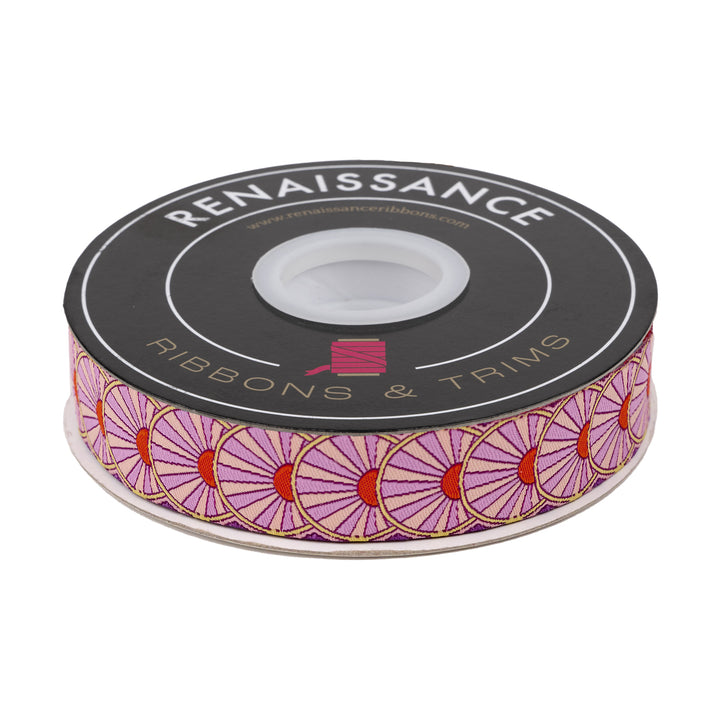 Sunrise in Orange - 7/8" width - Mythical by Stacy Peterson - 15 Yard Spool