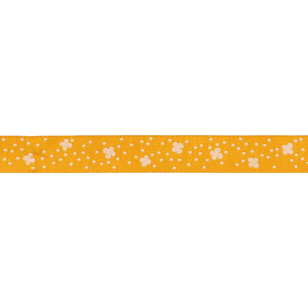 Park Floral - 5/8" width - Dog Park by Sarah Watts - 15 Yard Spool