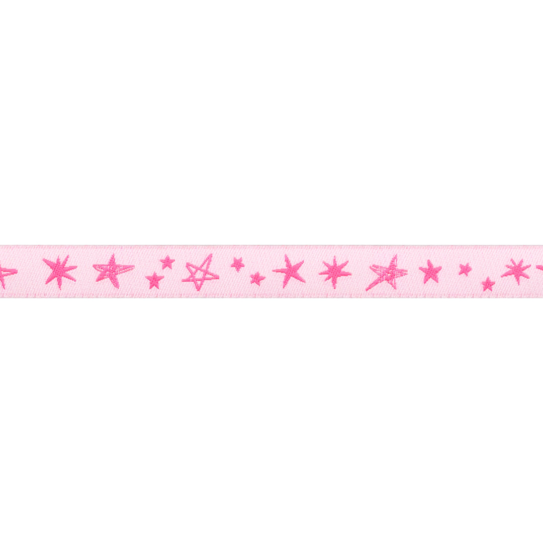 Teddy and the Bears - Rockstar in Glow Rose - 1/2" - by Sarah Watts - 15 Yard Spool