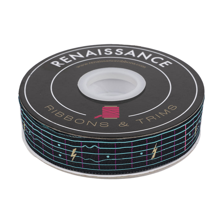 Teddy and the Bears - Fret Board in Black - 7/8" - 15 Yard Spool