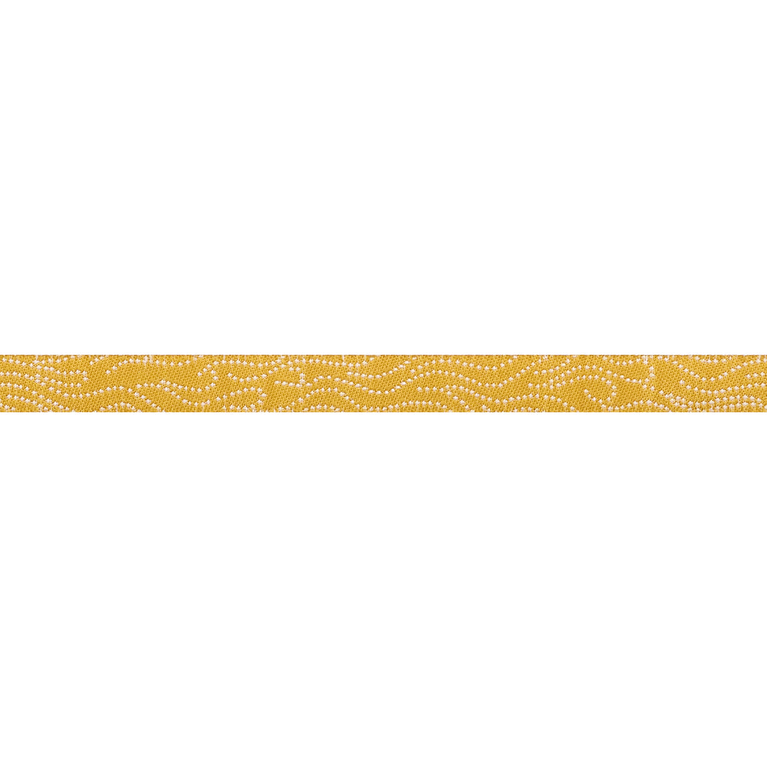 Teddy and the Bears - Flames in Goldenrod - 3/8" - by Sarah Watts - 15 Yard Spool