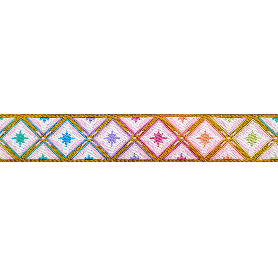 Stargazer in Mint - 7/8" width - Tula Pink Roar! - 15 yd Spool