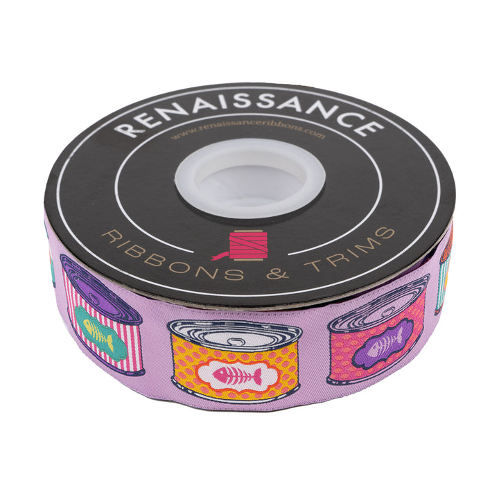 Cat Snacks - 1-1/2" width - Tula Pink Tabby Road - 15 yd Spool