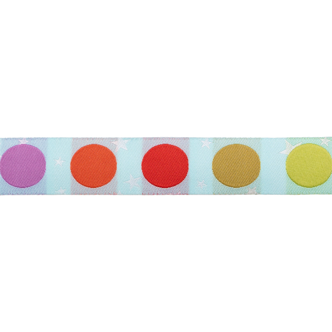 Disco Dot - 7/8" width - Tula Pink Tabby Road - 15 yd Spool