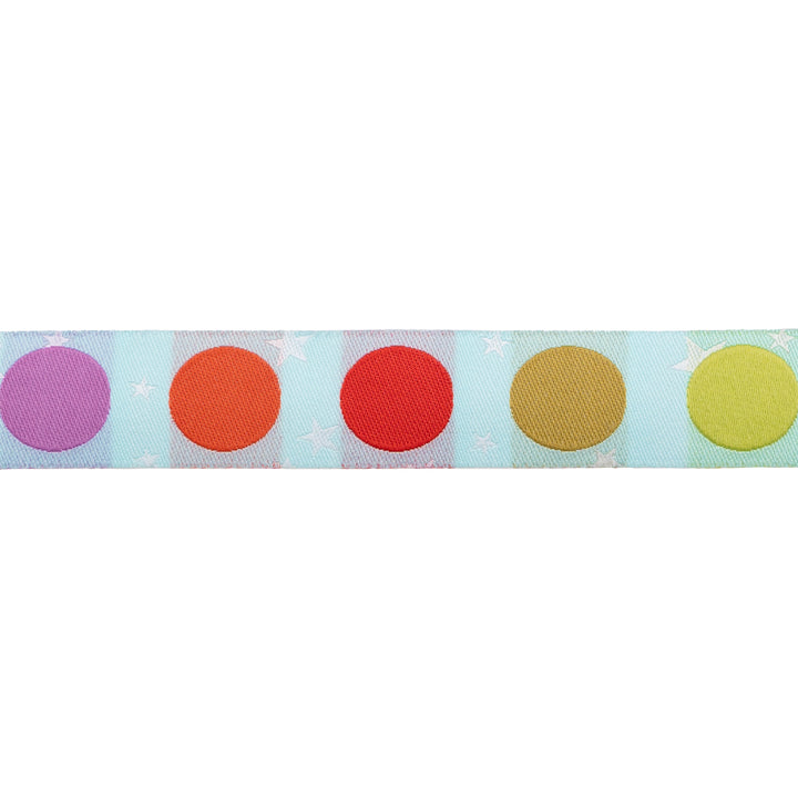Disco Dot - 7/8" width - Tula Pink Tabby Road - 15 yd Spool