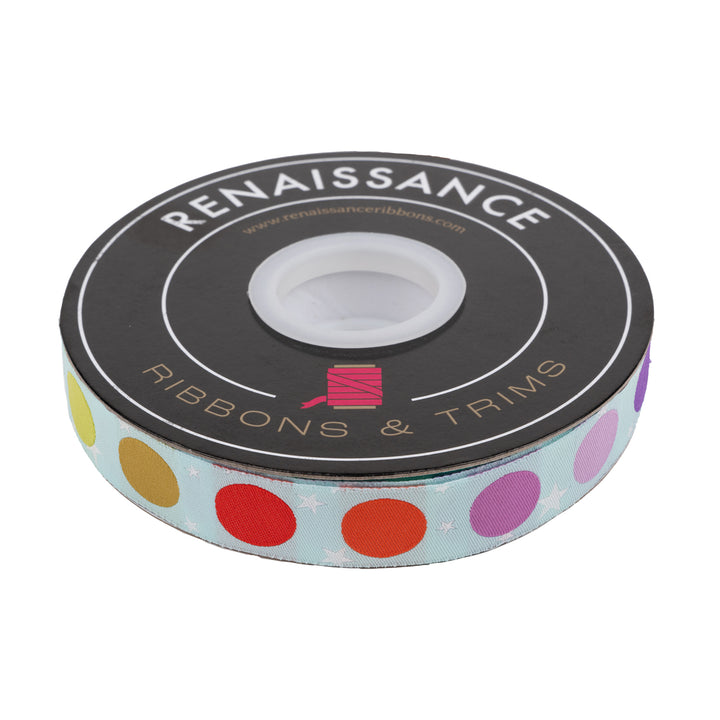 Disco Dot - 7/8" width - Tula Pink Tabby Road - 15 yd Spool