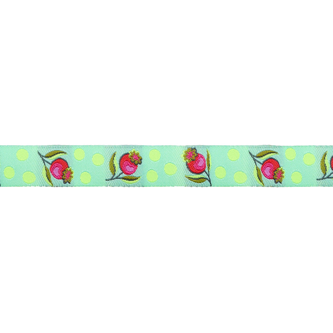 Impending Bloom in Moonbeam - 5/8" width - Tula Pink Untamed - 15 Yard Spool