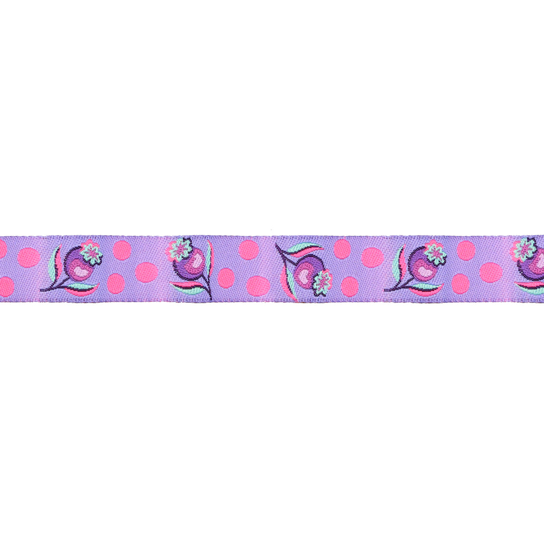 Impending Bloom in Cosmic - 5/8" width - Tula Pink Untamed - 15 Yard Spool