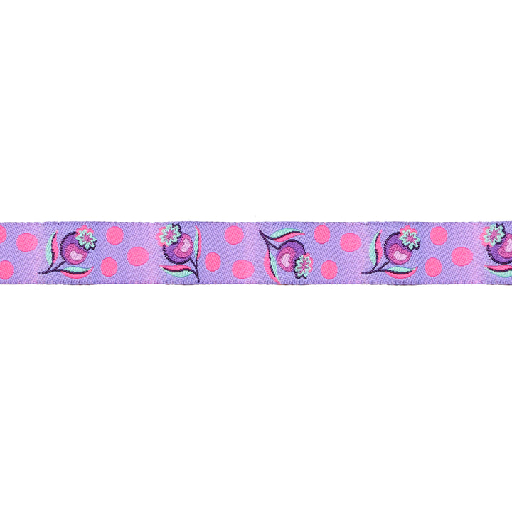 Impending Bloom in Cosmic - 5/8" width - Tula Pink Untamed - 15 Yard Spool