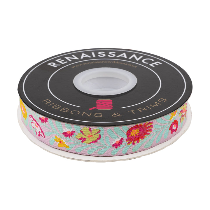 Flowerfield in Lunar - 7/8" width - Tula Pink Untamed - 15 Yard Spool