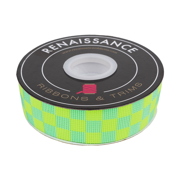 1-1/2" Webbing - Check Please in Moonbeam - Tula Pink Untamed - 16 Yard Spool
