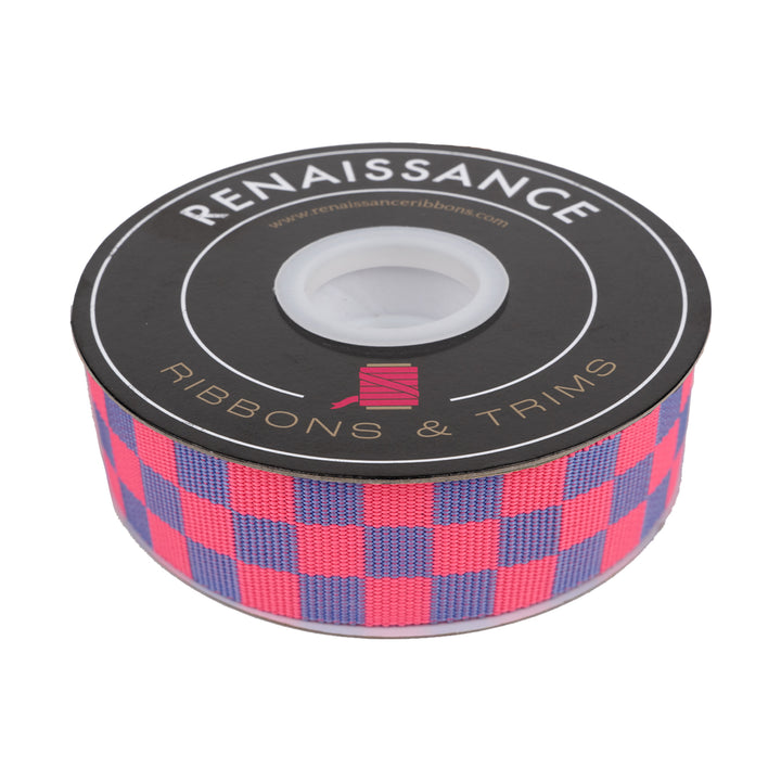 1-1/2" Webbing - Check Please in Nova - Tula Pink Untamed - 16 Yard Spool