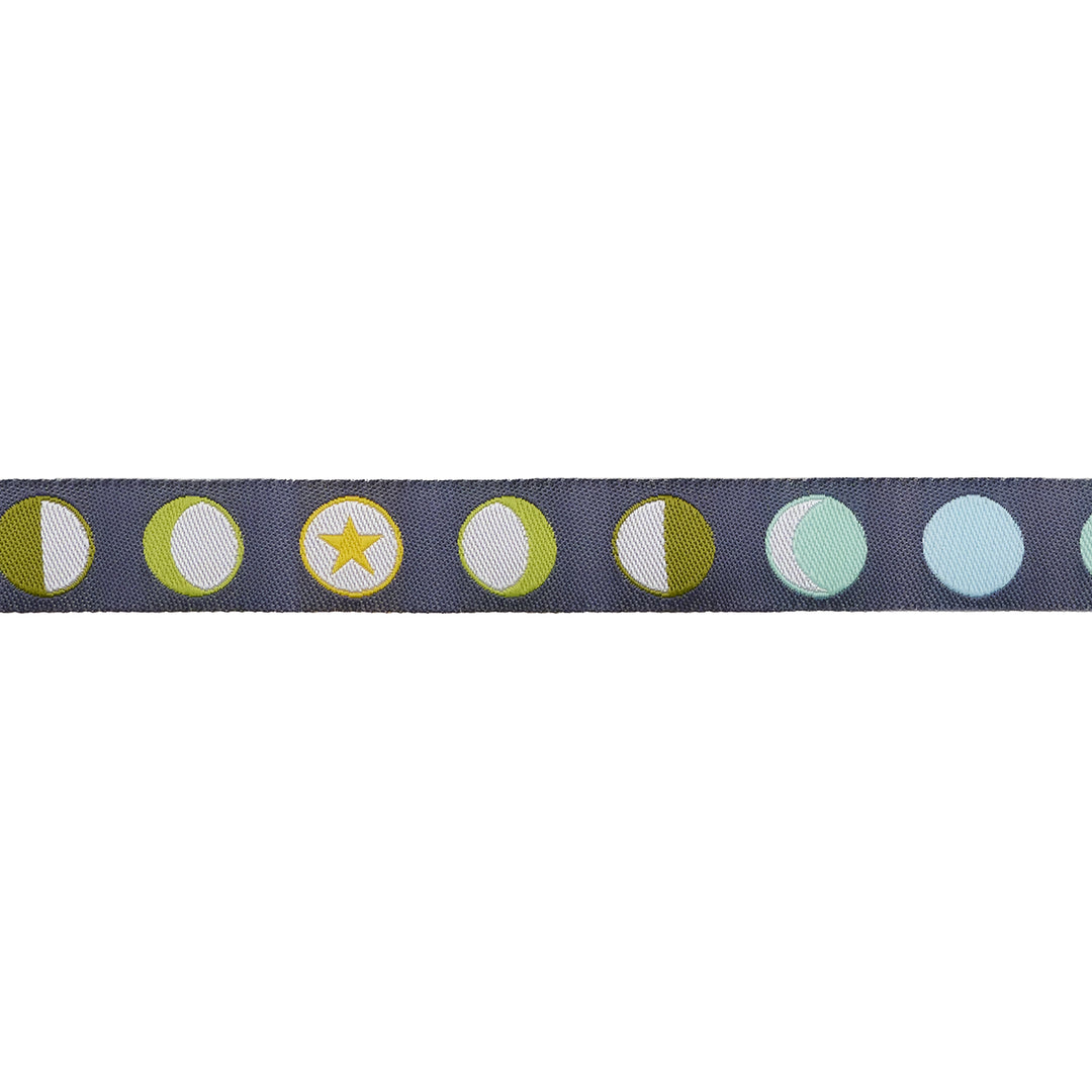Full Moon Forest II - Phases in Starlight - 5/8" width - by Tula Pink - 15 Yard Spool
