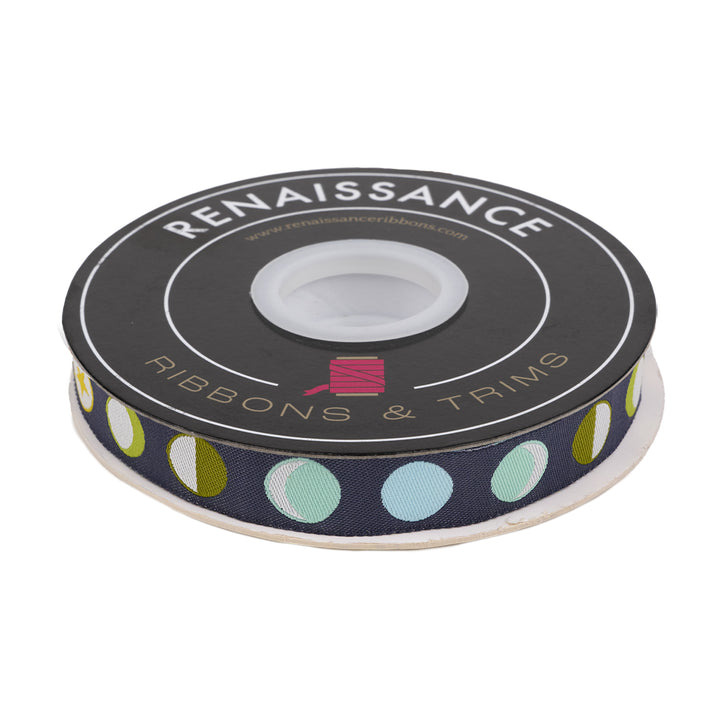 Full Moon Forest II - Phases in Starlight - 5/8" width - by Tula Pink - 15 Yard Spool