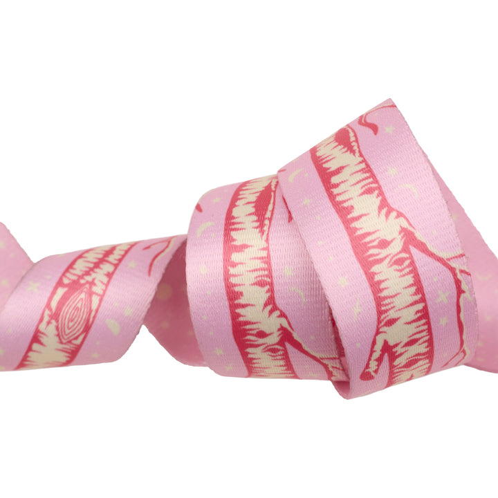 Full Moon Forest II - Big Tree Webbing in Honey - 1-1/2" width - by Tula Pink - 16 Yard Spool