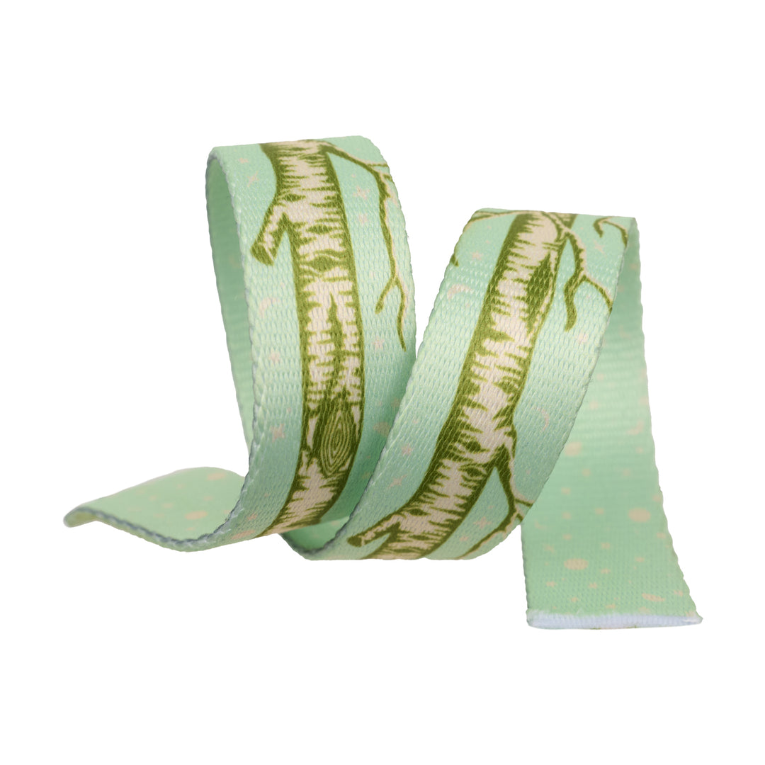 Full Moon Forest II - Little Tree Webbing in Enchanted - 1" width - by Tula Pink - 16 Yard Spool