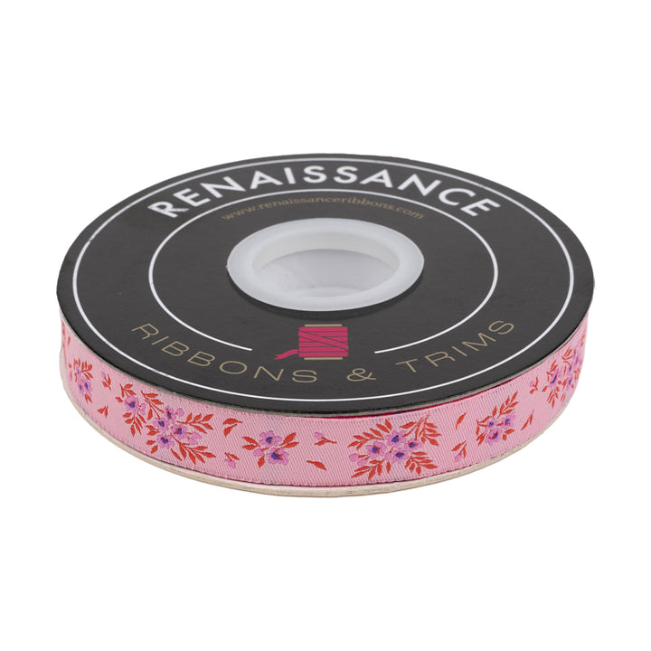 True Colors 2025 - What a Ditz in Pink Lemonade - 5/8" width - by Tula Pink - 15 Yard Spool