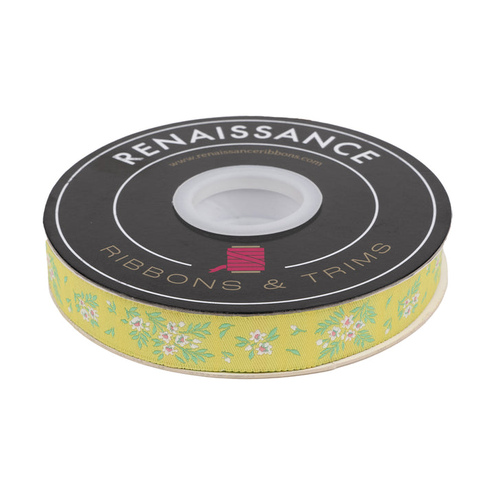 True Colors 2025 - What a Ditz in Buttercup - 5/8" width - by Tula Pink - 15 Yard Spool