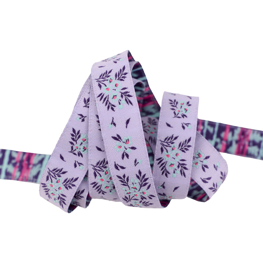 True Colors 2025 - What a Ditz in Viola - 5/8" width - by Tula Pink - 15 Yard Spool