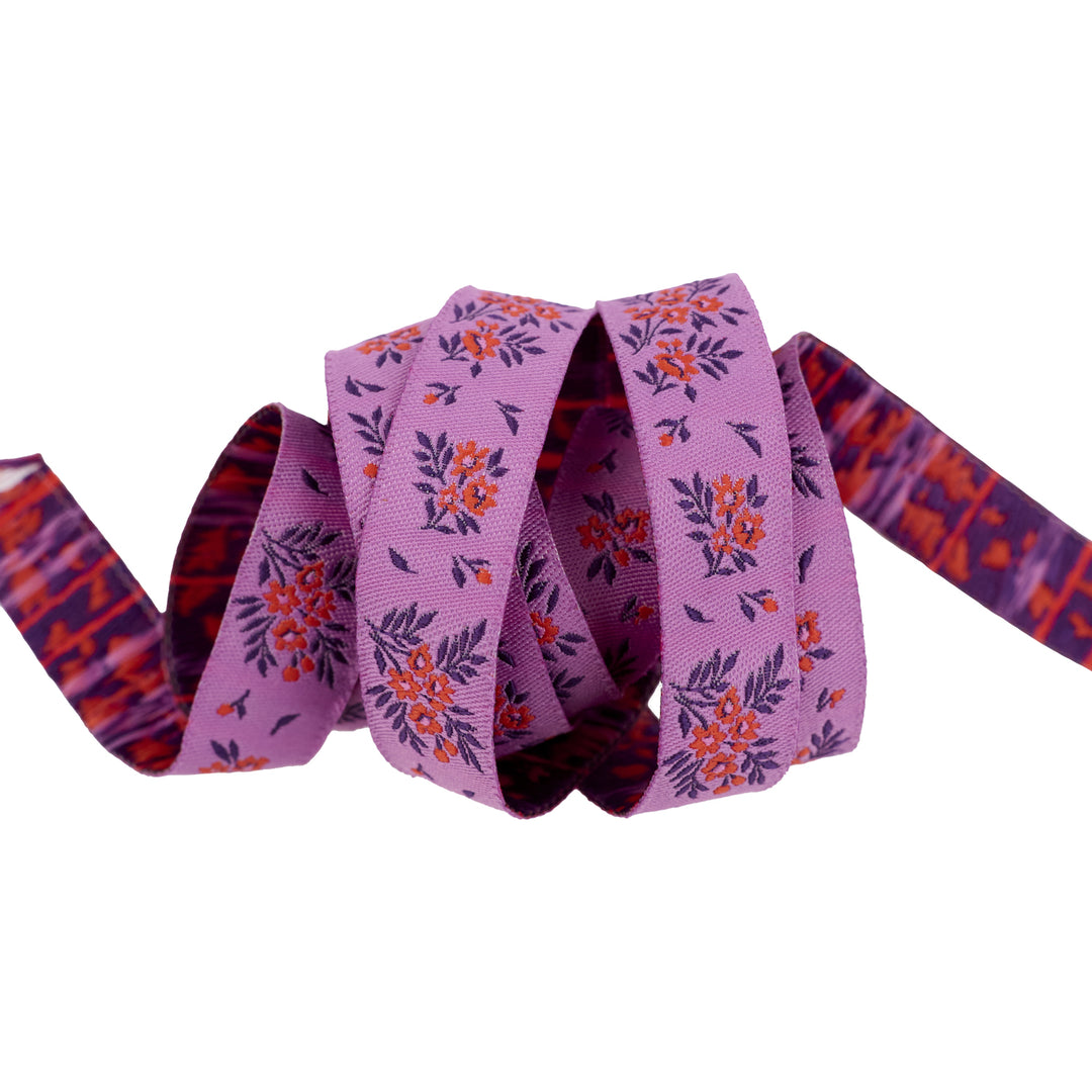 True Colors 2025 - What a Ditz in Heliotrope - 5/8" width - by Tula Pink - 15 Yard Spool