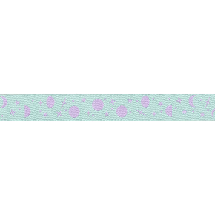 True Colors 2025 - Space Sprinkles in Frozen Berry - 5/8" width - by Tula Pink - 15 Yard Spool