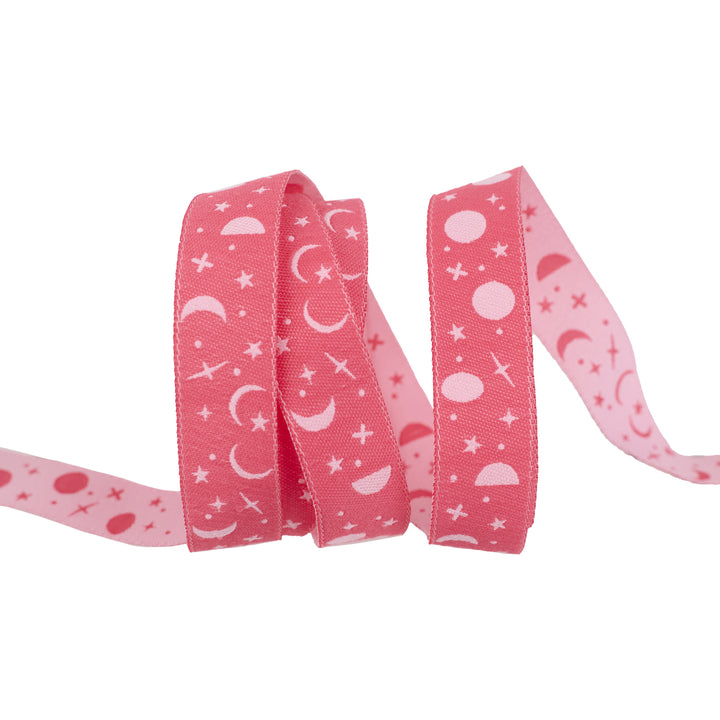 True Colors 2025 - Space Sprinkles in Sunburn - 5/8" width - by Tula Pink - 15 Yard Spool