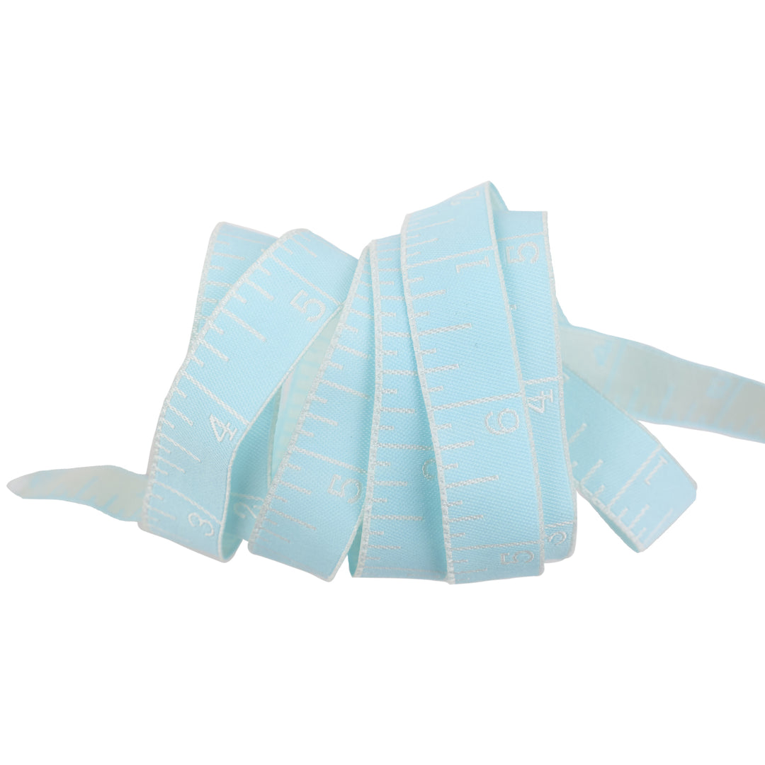 True Colors 2025 - Measure Twice in Waterfall - 5/8" width - by Tula Pink - 15 Yard Spool