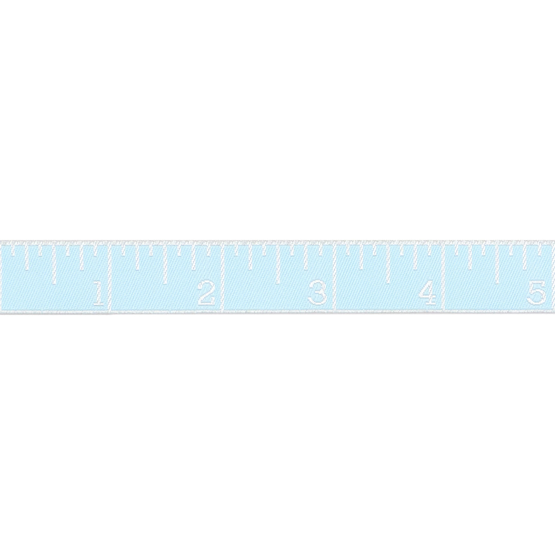 True Colors 2025 - Measure Twice in Waterfall - 5/8" width - by Tula Pink - 15 Yard Spool