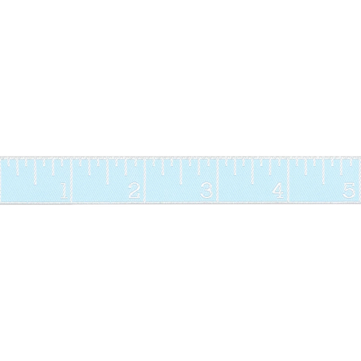 True Colors 2025 - Measure Twice in Waterfall - 5/8" width - by Tula Pink - 15 Yard Spool